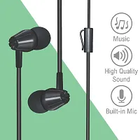 SIGNATIZE Audio Wired in Ear Earphones with Built in Mic, 10 mm Driver, Powerful bass and Clear Sound-thumb3