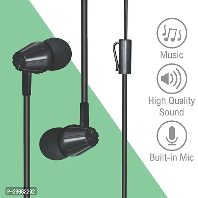 SIGNATIZE Audio Wired in Ear Earphones with Built in Mic, 10 mm Driver, Powerful bass and Clear Sound-thumb4