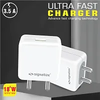 nbsp;SIGNATIZE 1 USB Port 3.5A Wall TYPE C Charger, USB Wall Charger Fast Charging Adapter-thumb3