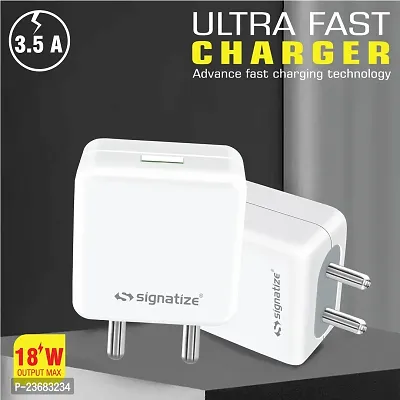 nbsp;SIGNATIZE 1 USB Port 3.5A Wall TYPE C Charger, USB Wall Charger Fast Charging Adapter-thumb4