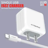 nbsp;SIGNATIZE 1 USB Port 15 WATT 2.5A Wall TYPE C Charger, USB Wall Charger Fast Charging Adapter-thumb3