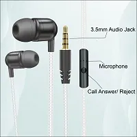 Signatize  (High Bass Earphones) in Ear Wired Earphones with Mic, 10mm Powerful Driver for Stereo Audio, Noise Cancelling Headset with 1.2m Tangle-Free Cable  3.5mm Aux-thumb2