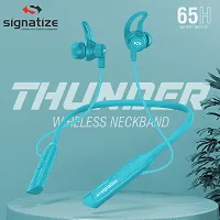 SIGNATIZE 65 Hours Charge Thunder Wireless in Ear Bluetooth Neckband with ENC Mic, 65H Playtime,(10Mins=15Hrs Playtime) Fully Compatible with all Mobiles-thumb4