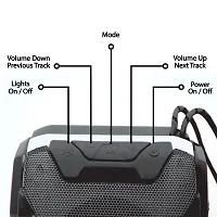 ONBIZ 10W Bluetooth Speaker Hi-fi Stereo Sound Surround Upto 8 Hours Playback, Best for Mobile, Laptop/PC, Media Players with Multi Modes Aux/TF Card/USB Drive-Black-thumb1
