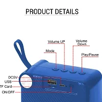 ONBIZ HIGH BASS SOUND SPLASHPROOF WOOFER FOR DEKSTOP WITH SD,AUX SLOT 48 W Bluetooth Speaker - Blue-thumb3