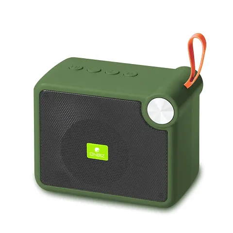 ONBIZ HIGH BASS SOUND SPLASHPROOF WOOFER FOR DEKSTOP WITH SD,AUX SLOT 48 W Bluetooth Speaker - Green