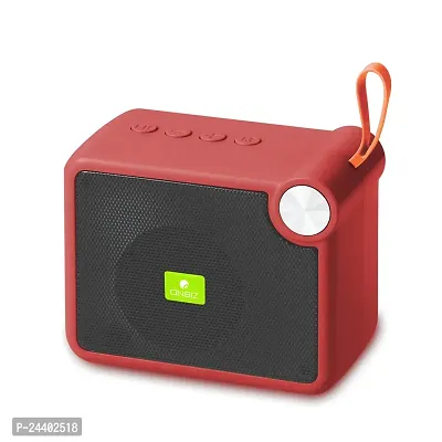 ONBIZ HIGH BASS SOUND SPLASHPROOF WOOFER FOR DEKSTOP WITH SD,AUX SLOT 48 W Bluetooth Speaker -Red-thumb0