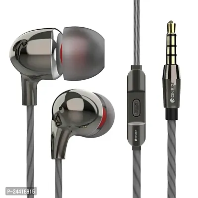 ONBIZ STYLISH WIRED EARPHONE Wired Earphones with Extra Bass Driver and HD Sound with mic-thumb0
