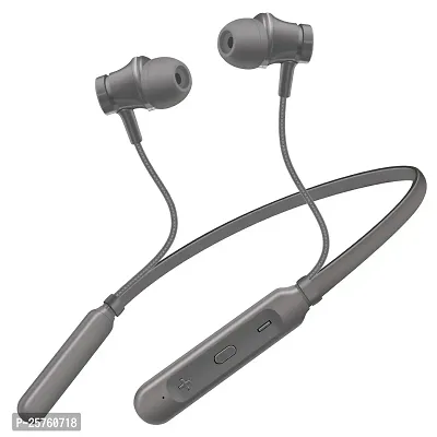 TP TROOPS In-Ear Bluetooth 5.0 Neckband with Mic, Hi-Fi Stereo Sound Neckband,20Hrs Playtime, Lightweight Snug-fit in-Ear Fast Charge  Voice Assistant