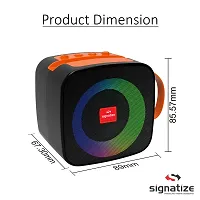 SIGNATIZE Wireless Bluetooth5.0V Speaker,Heigh Bass  Mobile Stand Portable Party Speaker 10 W Bluetooth Home Audio Speaker-thumb3