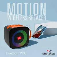 SIGNATIZE Wireless Bluetooth5.0V Speaker,Heigh Bass  Mobile Stand Portable Party Speaker 10 W Bluetooth Home Audio Speaker-thumb2