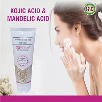 Rj Glow Skin Rejuvenating Face Wash With Mandelic And Kojic Acid, Vitamin C, E, And Aloe Vera - 70Ml-thumb1