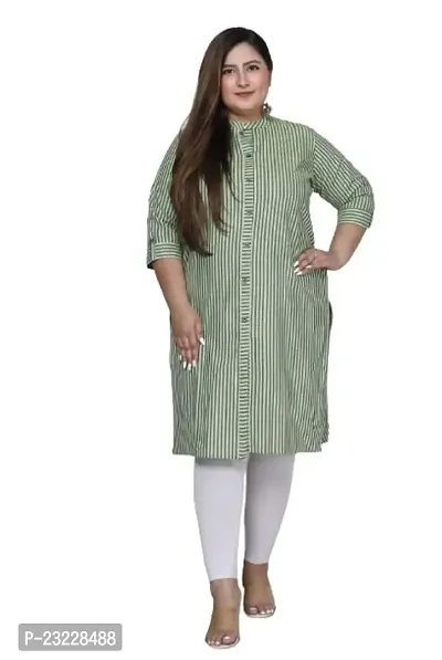 South Cotton Kurti for Women  Girls Green (3XL)-thumb0