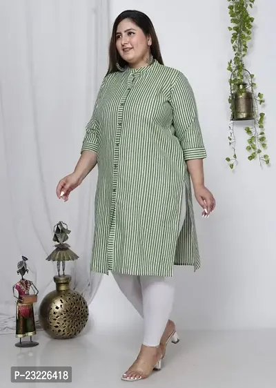 South Cotton Kurti for Women  Girls Green (5XL)-thumb2