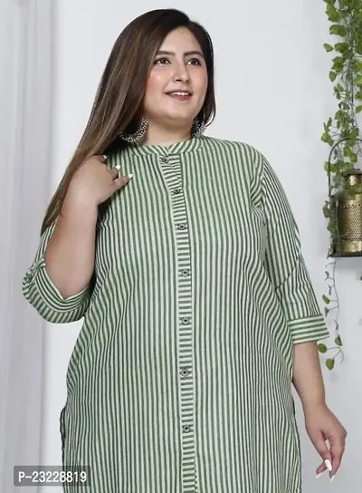 South Cotton Kurti for Women  Girls Green (6XL)-thumb5