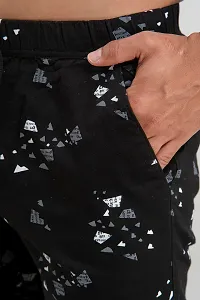 PROXIMA Mens Chino Shorts (Small, Black)-thumb2