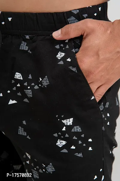 PROXIMA Mens Chino Shorts (Small, Black)-thumb3