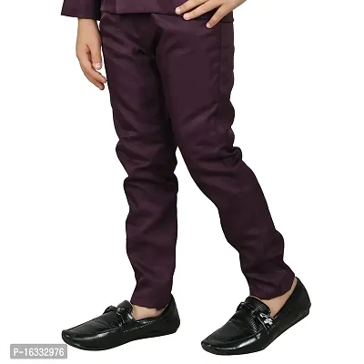 Boys Purple Waistcoat and Pant Set.-thumb4