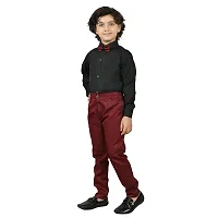 Prabhuratan Party and Casual kids Wear Cotton 3 Piece Suit Set For Boys Red Color |Multisize-thumb4