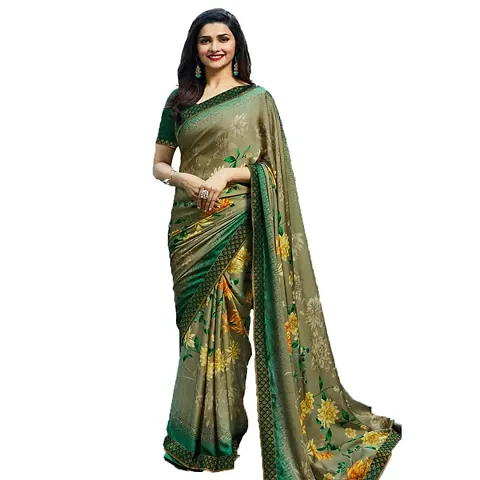 Alluring Georgette Saree with Blouse piece 