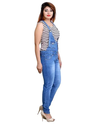 Fashion Women Denim Jumpsuit Slim Fit Stretch Skinny Pants High Waist Blue  Jeans - China Women's Jeans and Plus Size Women's Jeans price |  Made-in-China.com