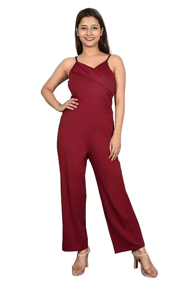 Sunday Casual Solid Women Jumpsuit