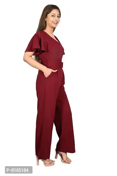 Sunday Casual Solid Women Jumpsuit-thumb3