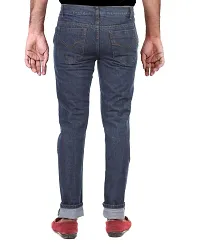 Blue Stretchable Denim Regular Fit Jeans-thumb2