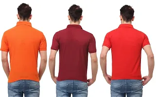 Polycotton Polo T-Shirt Pack Of 3-thumb1