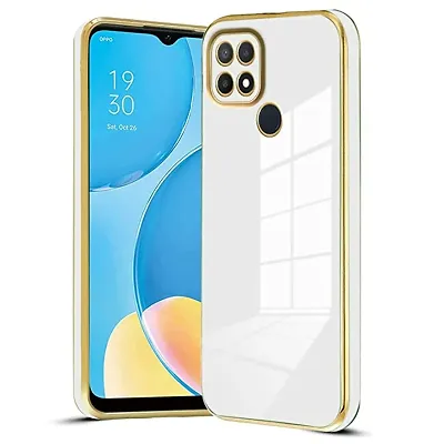 oppo a15s back cover golden