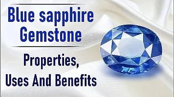 Deepsikha Gems 9.25 Ratti Unheated Untreated Blue Sapphire Neelam Stone A+++ Quality Natural Ceylon Certified Gemstone-thumb2