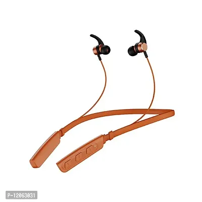 LICHEN Rockerz 235 PRO in-Ear Bluetooth Neckband with Upto 30 Hours Playtime, ASAP Charge, Signature Sound, Dual Pairing  IPX5 with Mic ORRANGE-thumb0