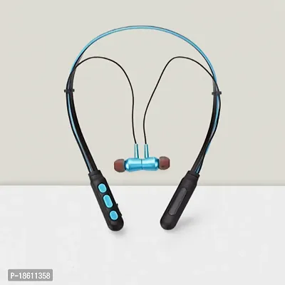 Latest Version B11 Neckband Bluetooth Neckband B11 for All Smartphones-(Multicolor)-thumb0