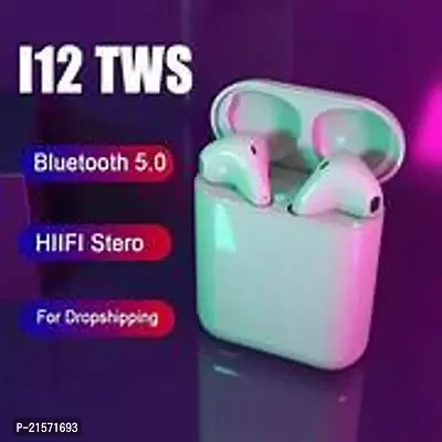 Lichen Premium I12 Twins Bluetooth Headset Wireless Earbuds with charging case-thumb3