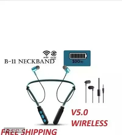 LICHEN B11 Truly Wireless Bluetooth in Ear Neckband Earphone with Mic