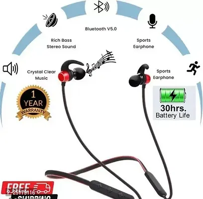 Lichen Bluetooth Stereo Sports Headset with Inbuilt Mic Compatible with All Smartphones