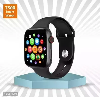Lichen T500 Smartwatch with Bluetooth Calling,SMS Alert, Social Media Alert, Heartrate  Step Tracking-thumb0