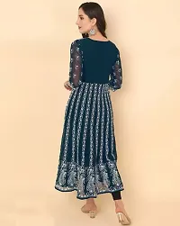 Classic Georgette Stitched Ethnic Gown For Women-thumb2