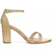 Women Gold Heels Sandal-thumb2