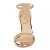 Women Gold Heels Sandal-thumb1