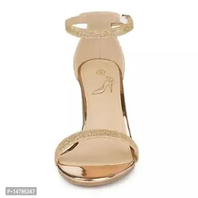 Women Gold Heels Sandal-thumb2