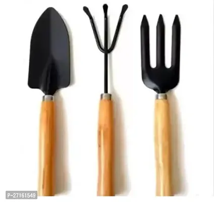 WYK Garden Tool Set Big Trowel Hand Fork Hand Rake for Gardening Garden Tool Kit Number of Tools 3