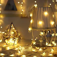 LUMIFAME Mini Star 14 Led 3 Meter Fairy String Lights Plug-In Led Fairy String Lights For Decoration (14 Led Warm White)-thumb3