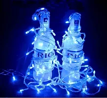 Blue LED Fairy Light for Diwali (12 Mtr, Pack of 1) Serial Lights for Decoration- Electric Corded String Lights for Home Decoration, Diwali Decoration Lights, Balcony Lights-thumb1