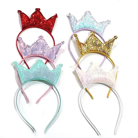 Girl's Crown & Bow Style Hair Band
