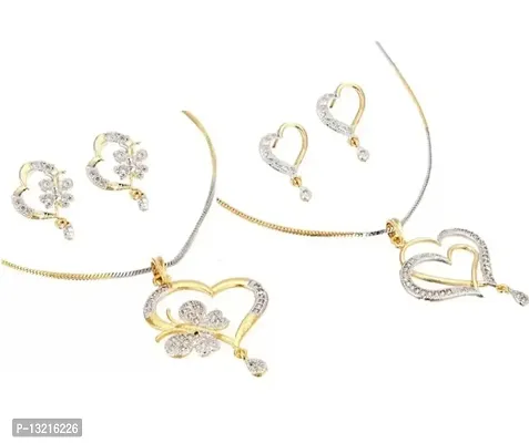 Elegant Metal Jewellery Set for Women