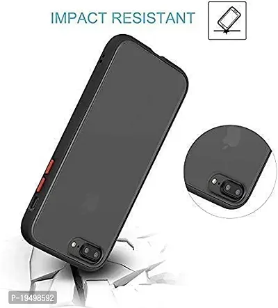 Vesno Smoke Back Cover Protective Silicon Rubberized Shockproof Matte Hard Back Case Cover Lightweight Soft Flexible TPU with Camera Protection for Tecno Spark 6 AIR (SC Black)-thumb4