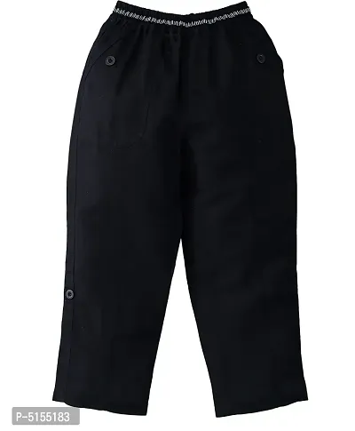 Noir Pants Regular Fit For Boys-thumb0