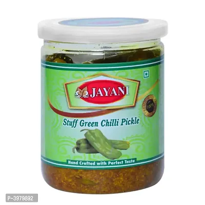 Stuffed Green Chilli Pickle-Price Incl.Shipping-thumb0
