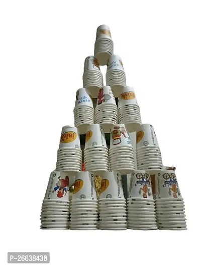 Premium Disposable Paper Cups - 500 Pack - 65ml Capacity - Ideal for Tea or Coffee-thumb2